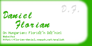 daniel florian business card